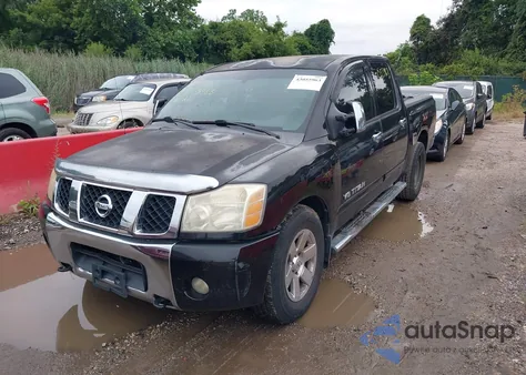 2007 Nissan Titan Le from USA, damaged, VIN 1N6BA07A77N234523